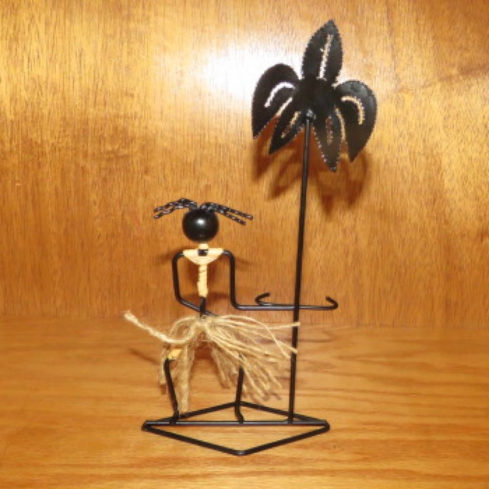 African Dancer Metal Artwork